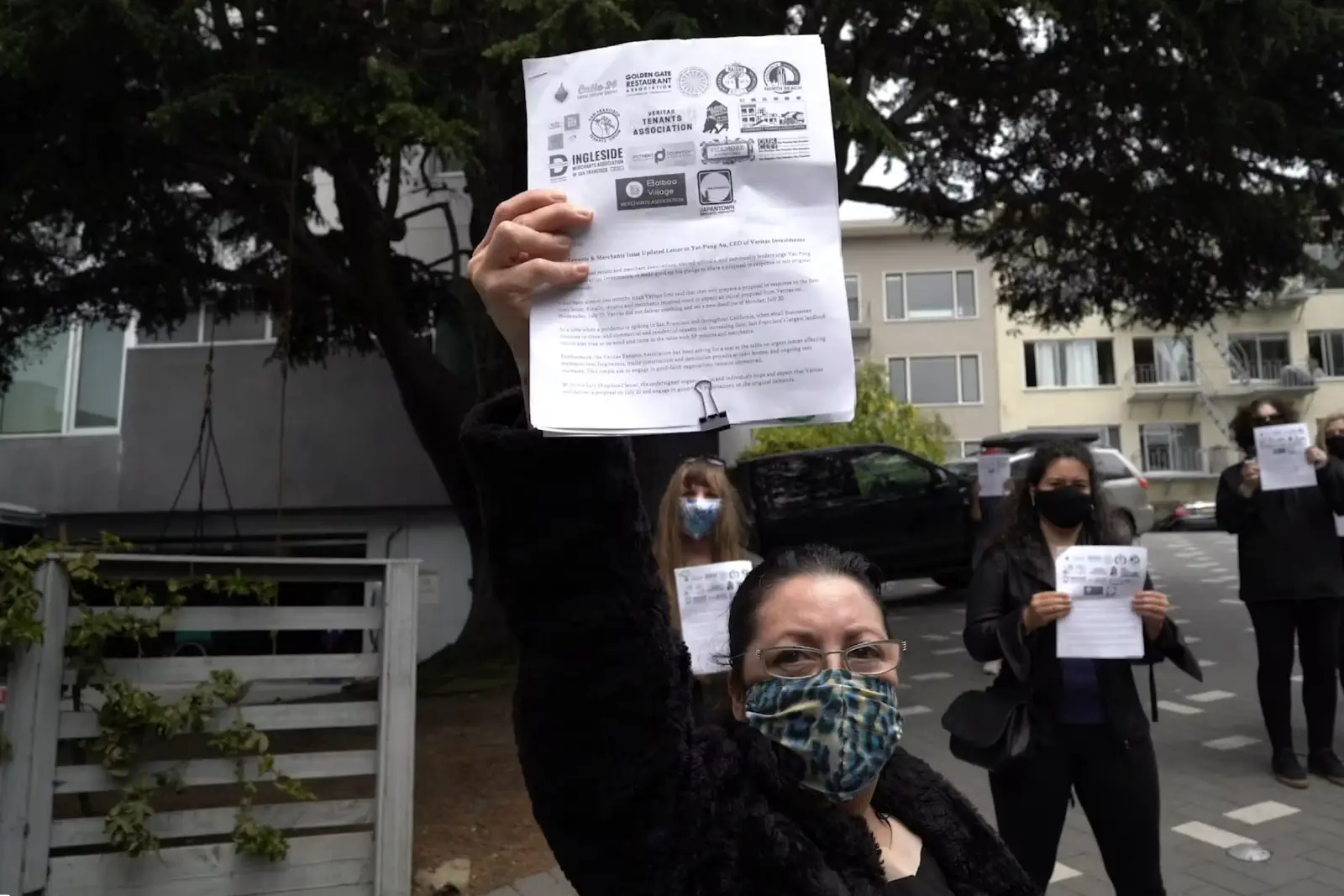 San Francisco Veritas Tenants Deliver Demands to Landlord